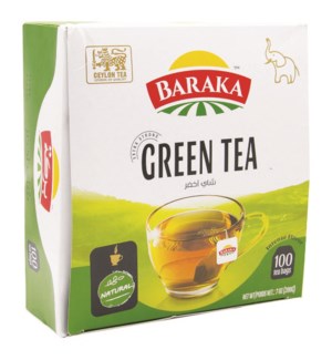 Tea Green filter Bags "Baraka" (100 cts. x 2G)  *